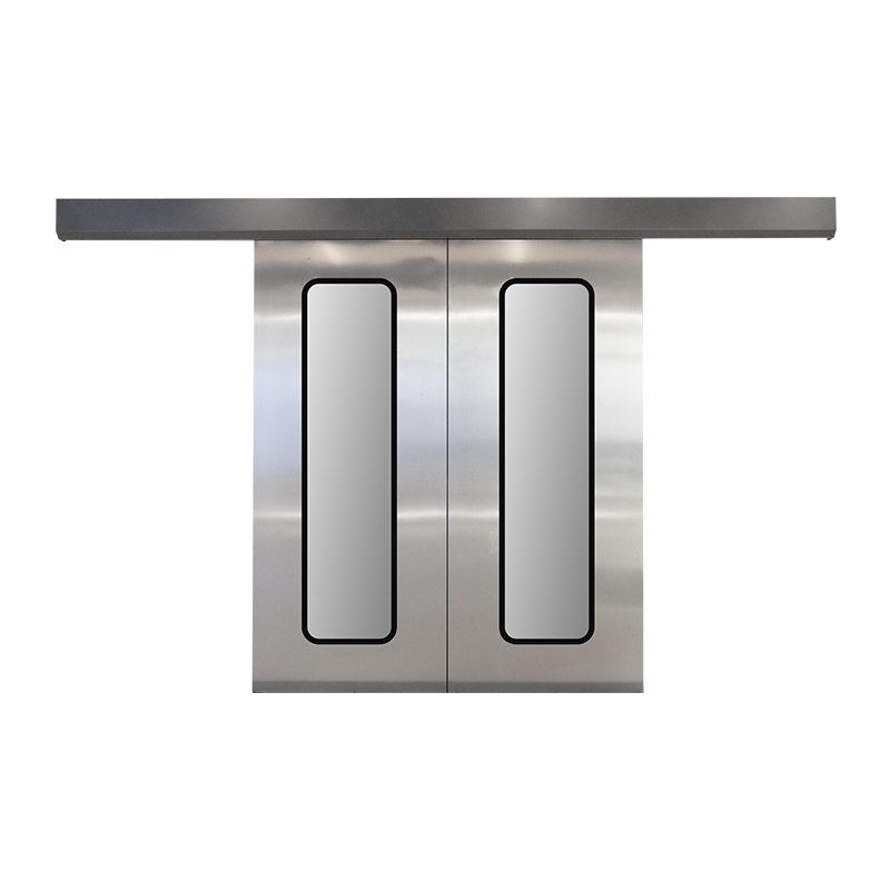 Porta deslizante automática de aço inoxidável